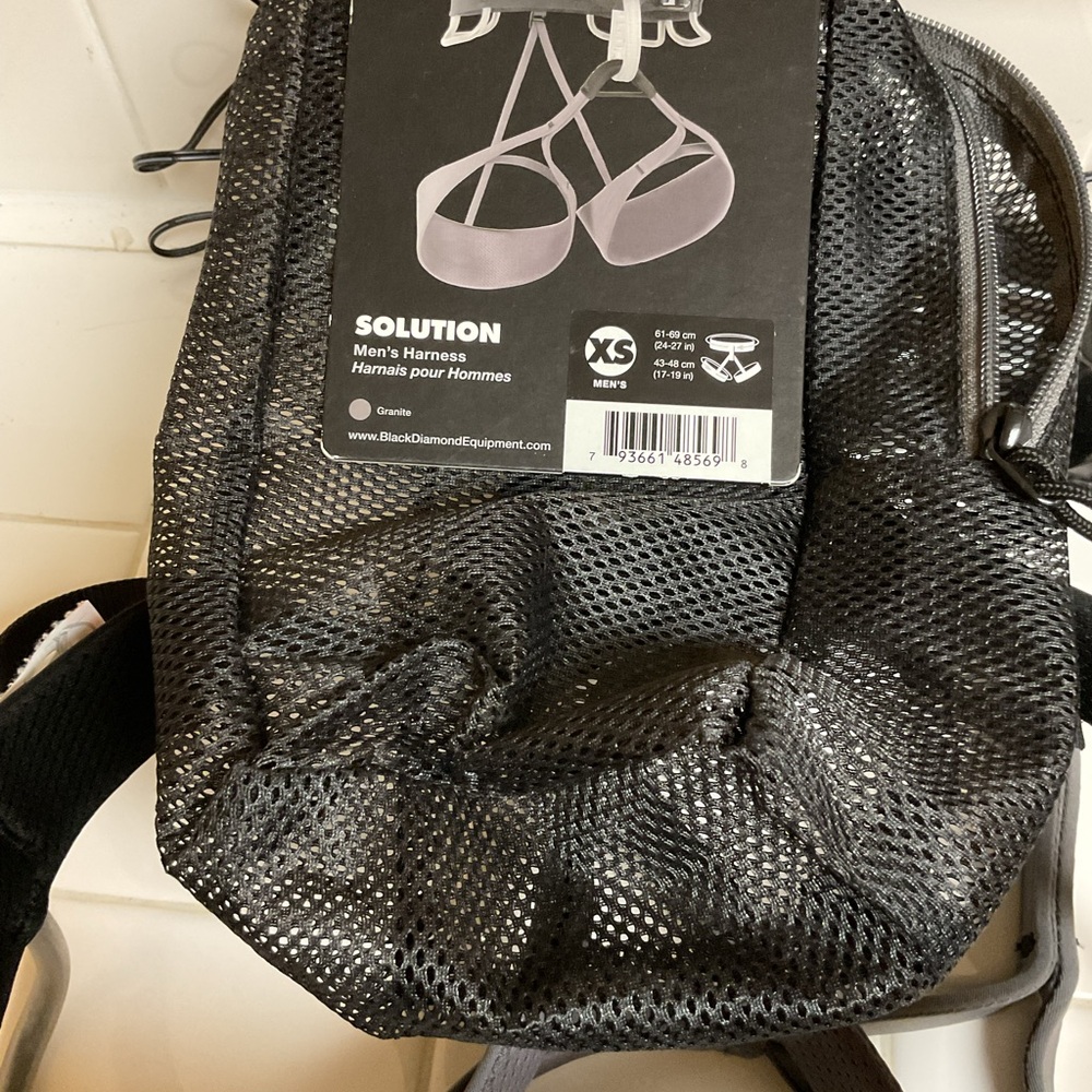 BLACK DIAMOND SOLUTION XS MEN’S HARNESS